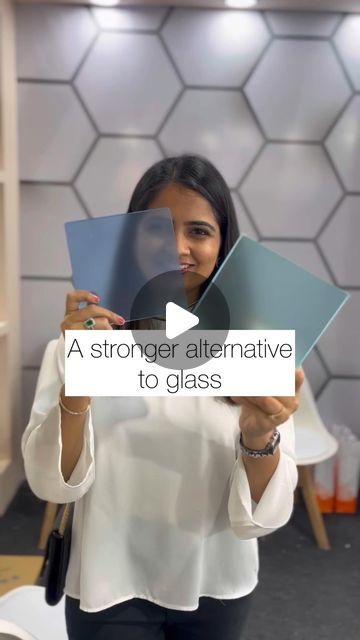 The Blue Wall Studio on Instagram: "Really amazed by the newly launched Glass-Like Polycarbonate sheets by TILARA®️ It combines the elegance of glass with the resilience of polycarbonate. 🏢🌟 Experience a new era of possibilities in construction and design. 💯 To know more DM @tilara_polyplast Follow @thebluewallstudio to know more about the world of Interiors #tilarapolyplast #polycarbonatesheets #acrylicsheets #frostedglass #glass #polycarbonatesheet #polycarbonate #newmaterial #interiors #interiordesign #homedecor #home #innovations #sheets #interiorinspiration#ad" Tv In The Bathroom Ideas, Polycarbonate Wall Interior, Acrylic Sheet Design Wall, Polycarbonate Partition, Foldable Partition, Crockery Cabinet Design, Polycarbonate Sheet, Crockery Cabinet, Glass Partition Wall