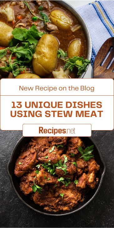 Unique Dishes to Prepare With Stew Meat Beyond the Usual Stew on two dish pans Rustic Beef Stew Crock Pot, Chuck Stew Meat Recipes, What To Make With Stew Meat Besides Stew, What To Do With Stew Meat, Recipes For Beef Stew Meat, Recipes With Stew Meat Beef, Stew Beef Recipes For Dinner, Recipes For Stew Meat Other Than Stew, Stew Meat Recipes Quick