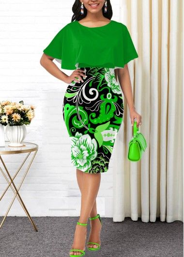 Elegant Work Dress, Women Attire, Combination Fashion, Best African Dresses, Short African Dresses, African Fashion Skirts, Africa Dress, African Wear Dresses, Fashion Dresses Online