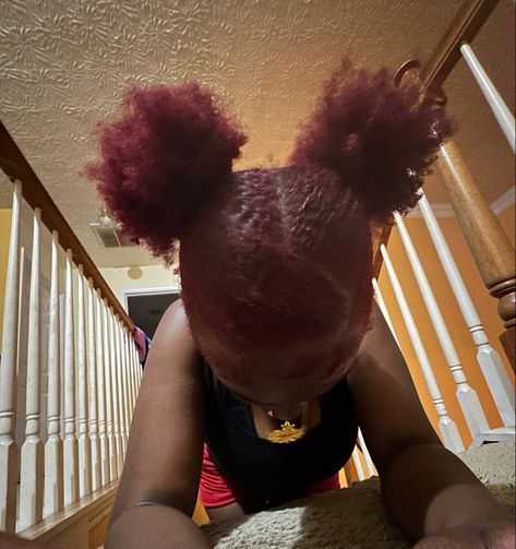 4c Burgundy Hair, Burgundy Natural Hairstyles, Maroon Dyed Hair, Red 4c Natural Hair, Red Hair 4c, Burgundy 4c Hair, Burgundy Curly Hair Black Women, Wine Red Hair On Brown Skin, Burgundy Hair Dark Skin