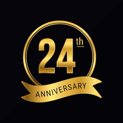 Happy 24th Anniversary, Happy Anniversary Photos, 24th Anniversary, 15 Year Anniversary, Work Anniversary, Anniversary Logo, Wedding Greeting Cards, Card Invitation, Anniversary Photos