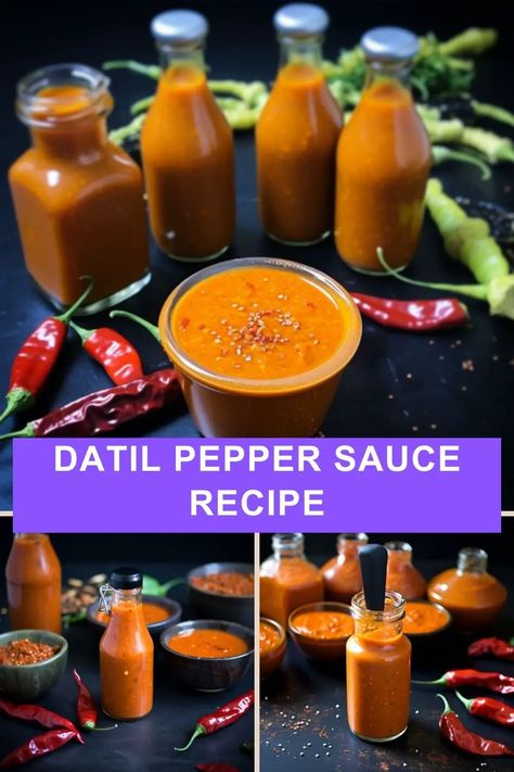 Datil Pepper Sauce Recipe Datil Pepper Hot Sauce Recipe, Datil Pepper Sauce, Datil Pepper, Pepper Sauce Recipe, Classic Egg Salad, Chili Sauce Recipe, Refreshing Snacks, Hot Sauce Recipes, Condiment Recipes