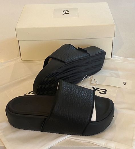 I just added a new item to eBay, ADIDAS Y-3 YOHJI YAMAMOTO SLIDERS SANDALS Y3 BLACK 100% GENUINE MENS UK 12, EU47! #eBay #eBaySeller Y 3 Yohji Yamamoto, Palace Skateboards, Rare Nikes, Amazon Shop, Slider Sandals, Mens Slides, Sportswear Fashion, Adidas Fashion, Adidas Sportswear