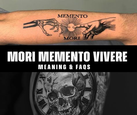 What is the significance of a memento mori memento vivere tattoo? Momento Vivere Tattoo Meaning, Tempus Fugit Memento Mori Tattoo, Memento Vivere Tattoo Ideas, Momento Mori Memento Vivere Tattoo, Momento Vivere Tattoo, Memento Mori Memento Vivere Tattoo, Memento Vivere Tattoo, Momento Mori Tattoo, Memento Mori Art