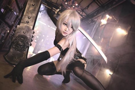 Team: A Crown  Model: AZA MIYUKO A2 Cosplay, A2 Nier, Fire Emblem Cosplay, Chainsaw Man Anime, Power Chainsaw Man, Power Chainsaw, Anime Long Hair, Man Anime, Asian Cosplay