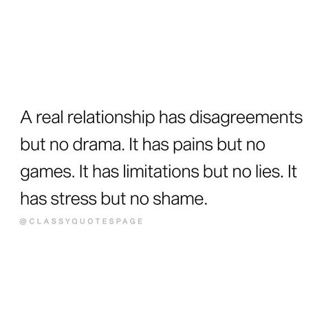 Positive & Classy Quotes ™ on Instagram: “Drop a 💛 for a real relationship below👇everyone thinks a perfect relationship has no disagreements or pain or limitations or stress. But…” Crappy Relationship Quotes, No Relationship Is Perfect Quotes, No Relationship Is Perfect, Not Ready For A Relationship, A Perfect Relationship, Classy Quotes, Couple Activities, Relationship Advice Quotes, Perfect Relationship