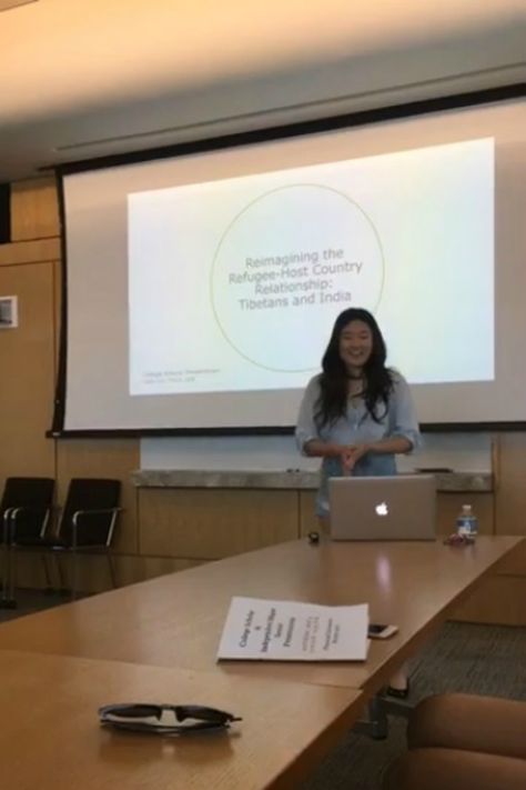 Cornell Student Strips to Her Underwear to Present Thesis After Professor Questions Her Outfit Female Student Arrives At The Imperial College, Blue Button Down Shirt, Country Relationships, Senior Thesis, Cornell University, Jean Shorts, Down Shirt, Button Down Shirt