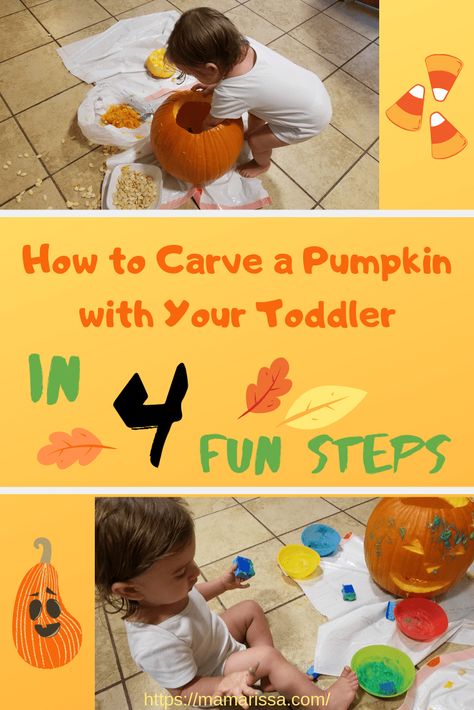 Carve A Pumpkin, Fun Fall Activities, Baby Learning Activities, Autumn Activities For Kids, My Joy, Halloween Favors, Halloween Pumpkins Carvings, Creative Activities For Kids, Toddler Halloween