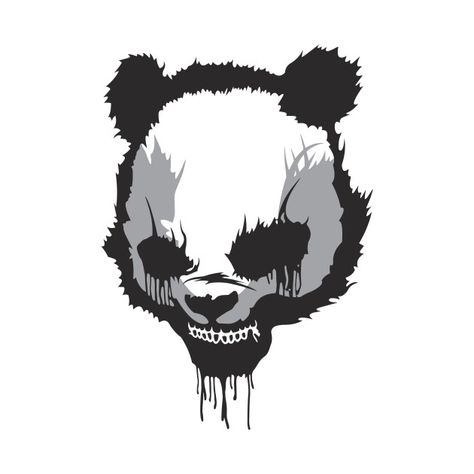 Logo Panda, Angry Panda, Panda Drawing, Panda Panda, Panda Tshirt, Panda Art, Panda Print, Art Inspiration Drawing, Abstract Prints