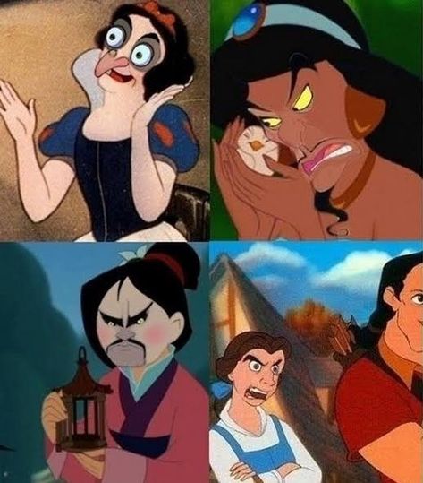 This is just downright wrong on so many levels. - - - #blackops4 #offensivememes #disneyphotography #memes😂 #apexlegends #disneyland… Cursed Disney, Disney Face Swaps, Funny Face Swap, Humor Disney, Dnd Memes, Funny Disney Memes, Dnd Stuff, The Jungle Book, Funny Disney