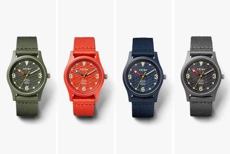 This Affordable Surfing Watch Is Made from Upcycled Ocean Plastic • Gear Patrol Surf Watch, Plastic Gears, Clean Ocean, Affordable Watches, Casio Watch, Watch Brands, Quartz Movement, Surfing, How To Look Better