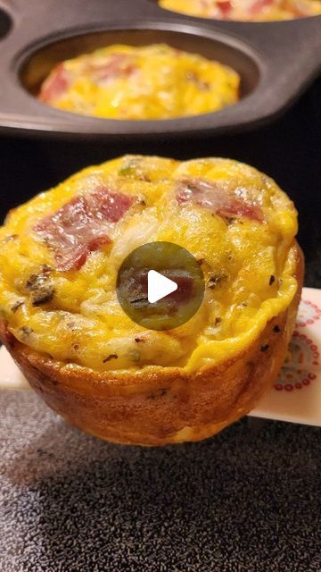 Janette Recano on Instagram: "Egg Muffins, tasty make-ahead meal that's packed with cheese and bacon.  As mentioned in the video,  you can mix the eggs with anything you like. You can omit the bacon and just add vegetables you prefer.   #reels #recipe #food #breakfast #egg #eggs #eggrecipe #foodie #foodtrip #eater #hungry #y #foodblog #foodblogger #foodblogfeed #delight #homemade #Muffins #eggmuffin #eggcups" Egg Muffins Breakfast Videos, Airfryer Egg Muffins, Egg Muffin Cups Tortilla, Muffin Omelets Breakfast, Egg Food Ideas, Recipes That Use Up Eggs, Egg Recipes Videos, Egg Ideas Breakfast, Oven Breakfast Ideas