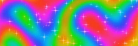 Colorful Banner Twitter, Rainbow Banner Discord, Kidcore Header, Kidcore Banner, Twitter Header Trippy, Rainbow Header, Twitter Banners, Fandom Wiki, Fav Aesthetic