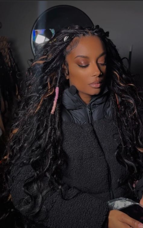 Jah Locs, Goddess Locks, Colored Box Braids, Hair Solution, Feed In Braids Hairstyles, Faux Locs Hairstyles, Cute Braided Hairstyles, Invest In Yourself, Protective Hairstyles Braids