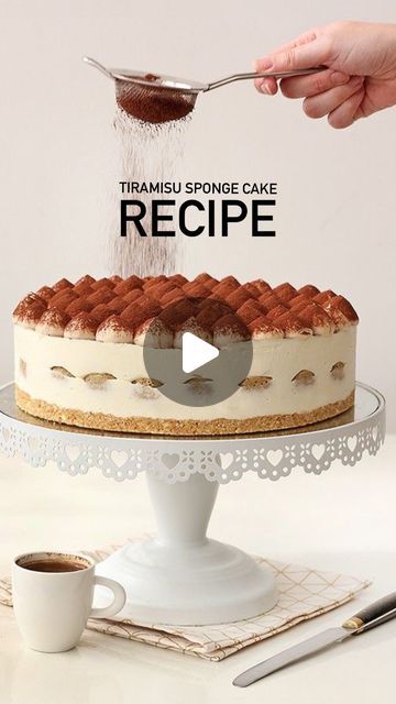 Tyna Seley • cakes• cupcakes• macarons• trifles on Instagram: "TIRAMISU Sponge Cake RECIPE  Serving Size 1 sponge cake 7”/17-18 cm, which you can cut into 3 cake layers.  Ingredients  ● Eggs — 4 pcs ● Sugar — 120 g ● Flour — 80 g ● Corn starch — 20 g  Directions ▪️Preheat oven to 350F/180°C ▪️Separate the egg whites from the yolks.  ▪️Beat the egg whites with half of the sugar (60 g) until soft peaks form. Transfer the egg whites to another bowl & place them in the refrigerator. ▪️Beat the yolks with the remaining sugar until the mixture is white & fluffy. The sugar should be completely dissolved. Gently fold 1/3 of the egg whites into the yolk mixture.  Do this carefully! Use a spatula, folding the mixture from top to bottom to keep the batter airy! ▪️In the same way, fold in all the flou Sponge Cake Recipe, 3 Cake, Cake Layers, Sponge Cake Recipes, Eat Dessert First, Cakes Cupcakes, Lemon Cake, The Egg, Sponge Cake