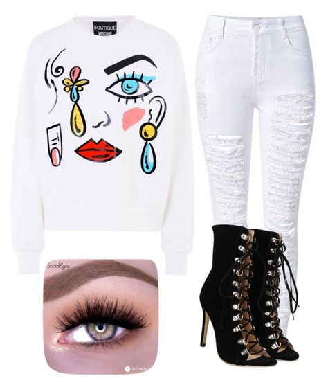 "wild" by brandy85 on Polyvore featuring Boutique Moschino Boutique Moschino, Moschino, Acne, Street Wear, Off White, Streetwear Brands, Gucci, Men And Women, Independent Design