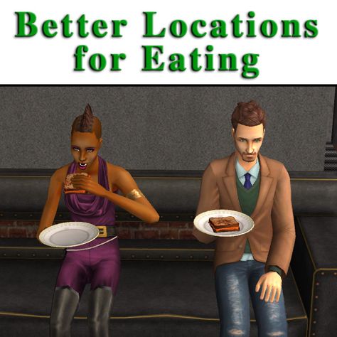 ModTheSims - Better locations for eating Sims 2 University, Ts2 Cc, The Sims 2, Sims Mods, Sims 2, Best Location, Sims Cc, The Sims, Sims 4