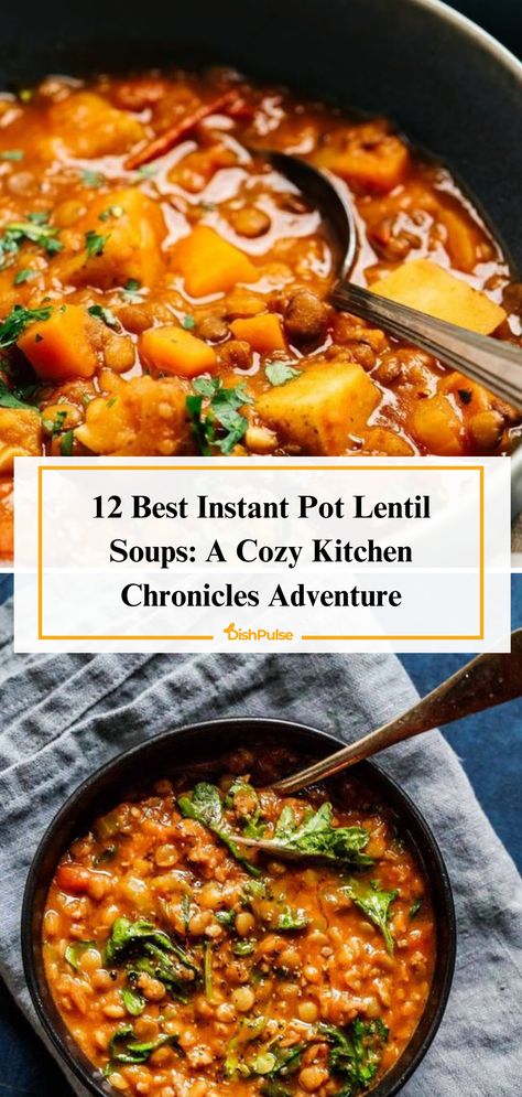 Embark on a cozy kitchen chronicles adventure with the 12 Best Instant Pot Lentil Soups! From hearty classics to exotic blends, warm up your soul with every spoonful. 🥣🍲 


#DishPulse #LentilSoupLove #InstantPotAdventures #CozyKitchenChronicles #RecipeInspiration #ComfortFood #SoupSeason Instant Pot Lentils, Turkey Lentil Soup, Instant Pot Lentil Soup, Lentil Soups, Best Baklava Recipe, Ham And Lentil Soup, Lentils Instant Pot, Moroccan Lentil Soup, Veal Saltimbocca