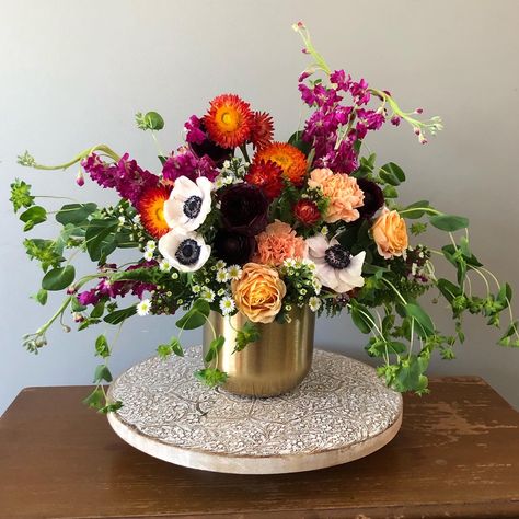 Color Block Floral Arrangement, Retirement Flowers Floral Arrangements, Artsy Flower Arrangements, Funky Floral Arrangements, Mother’s Day Flower Arrangements, Party Floral Arrangements, Steak 48, Whimsical Floral Arrangements, Bouquet Recipes