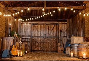 OFILA West Farm Barn Backdrop 12x8ft Fabric Rustic Birthday Party Decoration Background Country Concert Backdrop Cowboy Cowgirl Party Backdrop Music Party Background Western Theme Photo Backdrop, Barn Door Backdrop Birthday, Cowgirl Party Backdrop, Country Western Photo Backdrop, Concert Backdrop, Barn Backdrop Birthday, Cowboy Background Western Theme Photo Booths, Rustic Birthday Party Decorations, Rustic Birthday Party