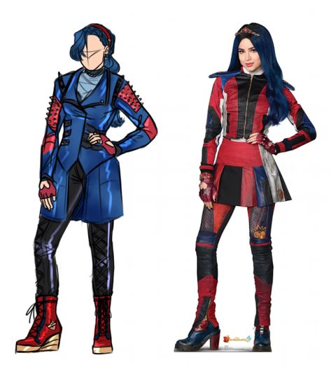 Villan Clothes Design, Descendants Redesign, Descendants Art, Descendants Fashion, Rpg Clothes, Descendants Evie, Descendants Oc, Evie Descendants, China Anne Mcclain