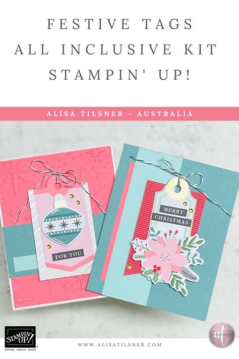 Tags Stampin Up, Stampin Up Kits, Aspen Tree, Create Christmas Cards, Paper Craft Tutorials, Stampin Up Christmas Cards, Stampin Up Christmas, Christmas Holiday Cards, Card Kits