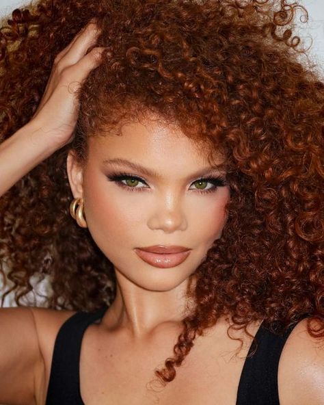 Carmen Lee Solomons on Instagram: "@basedkenken on the beat 🧚🏼‍♀️  #softglam #naturalhair" Hair Colorful, Creative Shoot, Ginger Hair Color, Black Bedroom, Big Chop, Curly Hair Inspiration, Ginger Hair, Hair Art, Color Ideas