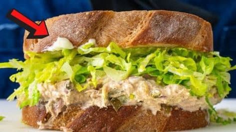 Best Deli-Style Tuna Salad Recipe | DIY Joy Projects and Crafts Ideas Deli Tuna Salad Recipe, Brian Lagerstrom, Tuna Fish Sandwich, Tuna Fish Recipes, Homemade Mayonnaise Recipe, Diy Joy, Tuna Salad Sandwich, Chicken Tortillas Soups Recipe, Easy Steak Recipes