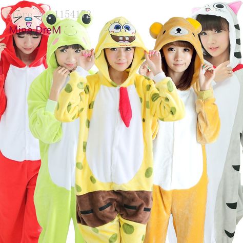 Kigurumi Animal onesies Pajamas Cartoon costume cosplay Pyjamas Adult  Animal  Onesies  party dress  Halloween pijamas Hot Anime Cosplay, Onesies Pajamas, Cartoon Costume, Hoodie Pajamas, Animal Onesies, Adult Onesie Pajamas, Winter Sleepwear, Funny Pajamas, Onesie Costumes