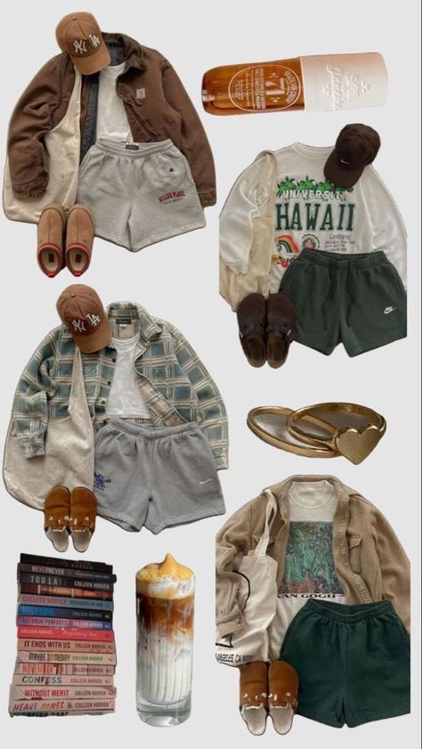 Fall 223 Outfits, Cute Hiker Outfits Summer, Patagonia Outfit Shorts, Pnw Coast Outfit, Granola Outfit Inspiration, Athletic Granola Outfits, Food Truck Outfit Ideas, Hiker Girl Outfit, Outfits For The Mountains