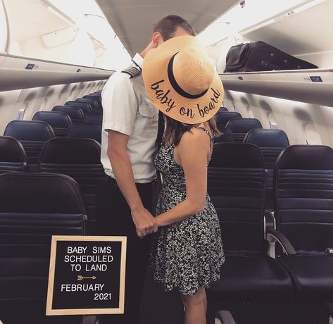 Travel baby announcement Travel Theme Gender Reveal Ideas, Airplane Baby Announcement, Pilot Baby Announcement, Vacation Baby Announcement, Aviation Baby Announcement, Cruise Pregnancy Announcement, Vacation Pregnancy Announcement, Travel Baby Announcement, Travel Pregnancy Announcement