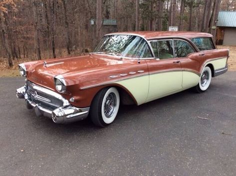 Sold - 1957 Buick Riviera Estate Wagon 4-Door Hardtop * Original... - Hemmings.com Buick Roadmaster Wagon, Buick Wagon, Buick Riviera For Sale, 1957 Buick, Station Wagons For Sale, Buick Cars, Sports Wagon, Buick Roadmaster, Old Race Cars