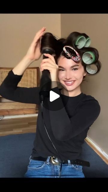 Shpresa Salihi on Instagram: "hair tutorial for volume💘" Big Volume Hair Tutorial, Volume Spray For Hair, Hair Volume Tutorial, Haircuts To Add Volume, Volume Hair Tutorial, Big Volume Hair, Voluminous Hair Tutorial, 2023 Hair, Hair Volume