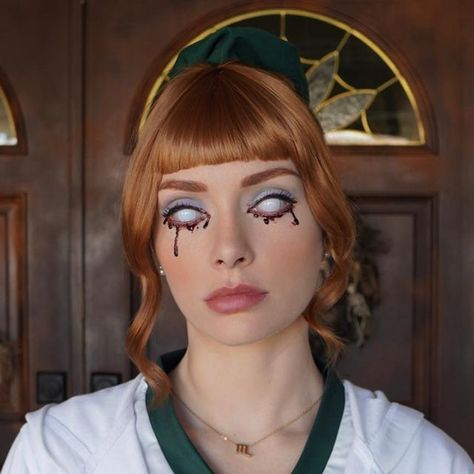 Alyssa Marie🖤 on Instagram: "Chrissy WAKE UP!!🕷 #strangerthings #halloween #chrissywakeup #chrissycunningham #strangerthings4 #halloweencostume #halloweenmakeup" Alyssa Marie, Stranger Things 4, October 31, Halloween Makeup, Stranger Things, Wake Up, Halloween Costumes, Halloween, On Instagram