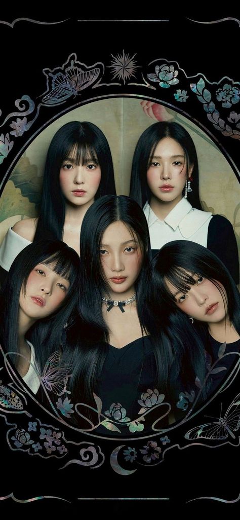 Red Velvet Photoshoot, Red Velet, Velvet Wallpaper, K Wallpaper, Model Aesthetic, Kpop Posters, Long Black Hair, Winter Aesthetic, 인물 사진