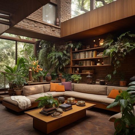 70s Inspired Living Room, 70s Living Room, Living Room Aesthetics, 70s Interior, 70s House, 70s Home, Room Aesthetics, Casa Vintage, Mid Century Modern Living