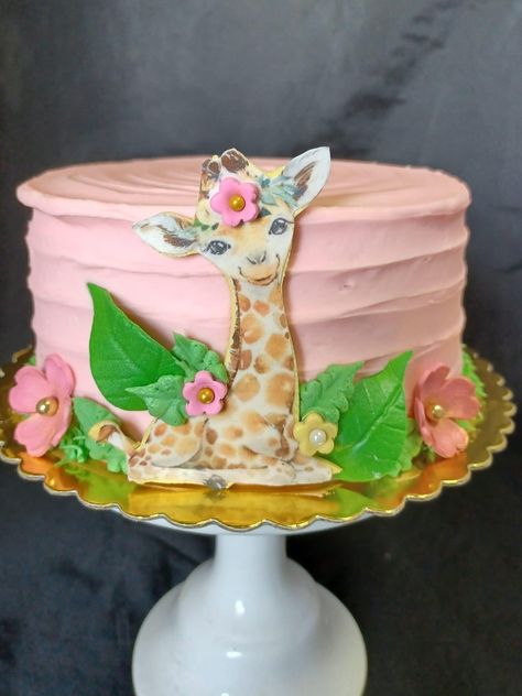 She’s A Wild One Birthday Cake, Wild And Three Birthday Girl Cake, Wild One Smash Cake Girl, Safari Birthday Party Decorations, Smash Cake Girl, Wild Birthday Party, Safari Cakes, Girly Cakes, Safari Birthday Party