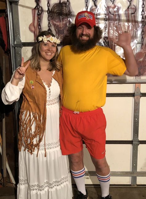 Jenny Forest Gump Outfit, Forest Jenny Costume, Forest And Jenny Costume Halloween, Jenny And Forest Gump Costume, Forest Gump And Jenny Costume Halloween, Forest And Jenny Costume, Forest Gump And Jenny Costume Diy, Forrest And Jenny Costume Couple, Jenny Forrest Gump Costume