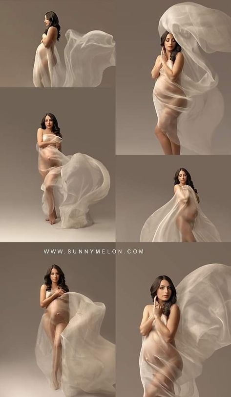 Fierce Maternity Photos, Garden Theme Maternity Shoot, Silk Fabric Maternity Shoot, Maternity Photoshoot With Fabric, Naked Maternity Shoot At Home, Silk Maternity Photoshoot, Maternity Floor Poses, Wet Look Maternity Shoot, Editorial Maternity Photography