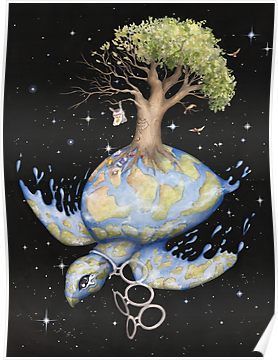 Life Below Water Drawing, Life On Land Poster Drawing, Life On Land Poster, Plastic Pollution Poster Drawing, Land Pollution, Melting Plastic, Earth Drawings, Conceptual Illustration, Poster Drawing