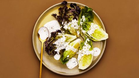 This Sour Cream Dressing Would Make a Cardboard Box Taste Good | Bon Appétit Leftover Pizza, Juicy Tomatoes, 2 Ingredient, Salad Dressing Recipes, Dressing Recipe, Food 52, 2 Ingredients, Mediterranean Recipes, Salad Dressing