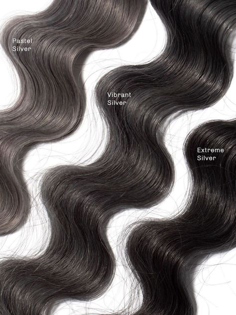 Vibrant Silver Hair, Dark Platinum Hair, Dark Ash Grey Hair Color, Dark Silver Hair Color, Brown Silver Hair, Dark Ash Hair, Charcoal Hair Color, Dark Ash Hair Color, Cool Tone Hair