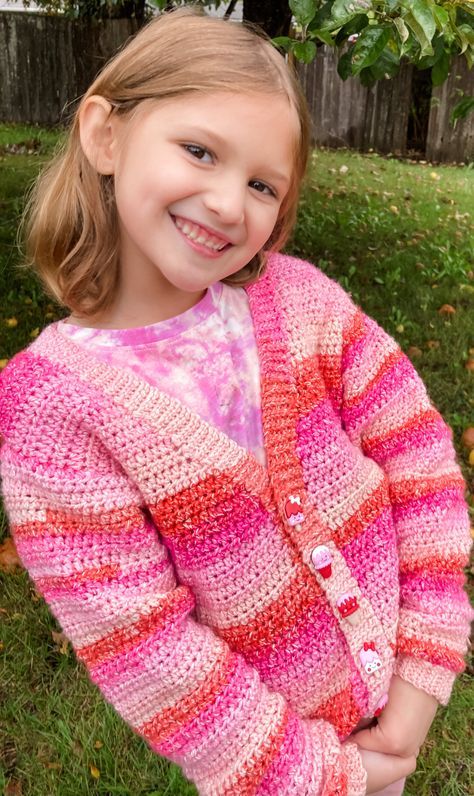 Childs Hexagon Cardigan, Child Cardigan Crochet Pattern Free, Baby Girl Crochet Cardigan Free Pattern, Kids Crochet Cardigan Pattern Free, Crochet Cardigan Pattern Free Kids, Girls Crochet Cardigan Pattern Free, Crochet Girls Cardigan, Crochet Toddler Cardigan, Kids Crochet Cardigan