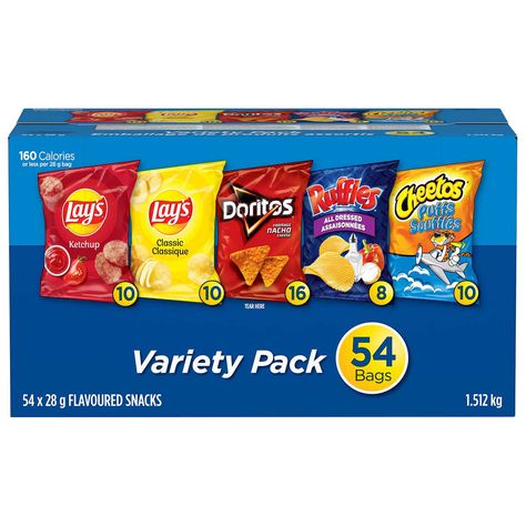 Frito Lay Chips Variety Pack 54 × 28 g | Costco Sue Johnson, Olivia Jade, Frito Lay, Card Balance, Taco Bell, Variety Pack, Raleigh Nc, North Carolina, Jade