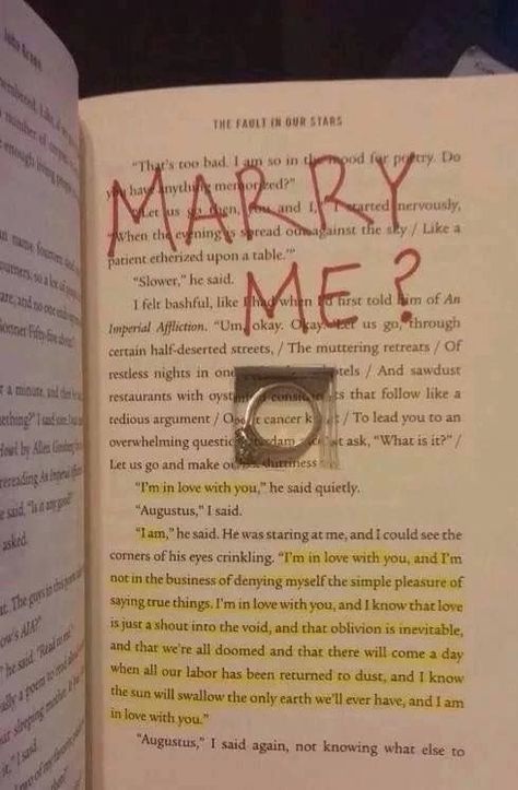 Mary Me, Romantic Book Quotes, Proposal Writing, Romantic Books, The Fault In Our Stars, Marriage Proposals, Hopeless Romantic, Pretty Words, Mr Mrs