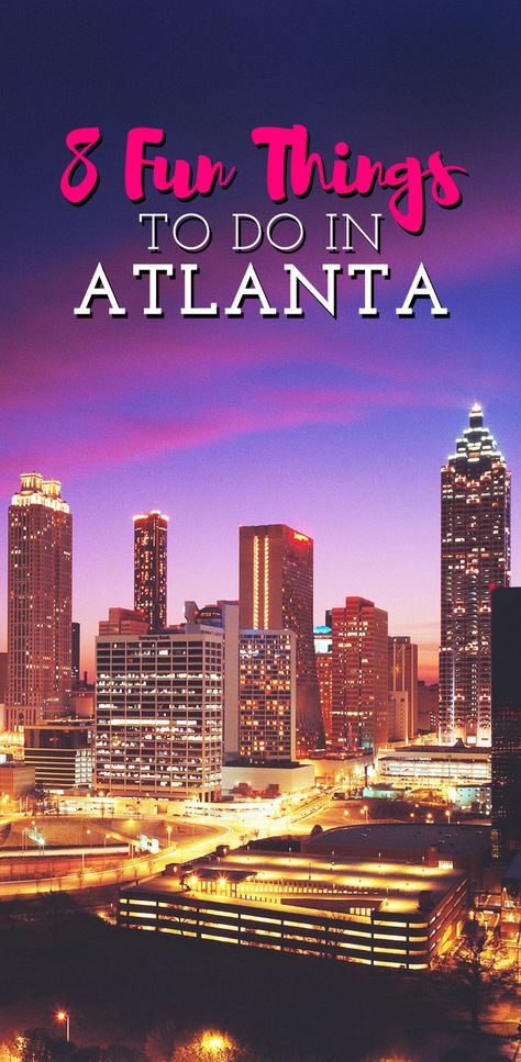 8 Fun Things To Do In Atlanta | Travel Guide | Georgia's capital Atlanta is always worth a visit and offers plenty of attractions, exciting outdoor activities and historic sites, many of them within walking distance. Atlanta Travel Guide, Things To Do In Atlanta, Atlanta Travel, Visit Usa, Georgia Travel, Black Bloggers, Usa Travel Guide, Freaking Awesome, My Money