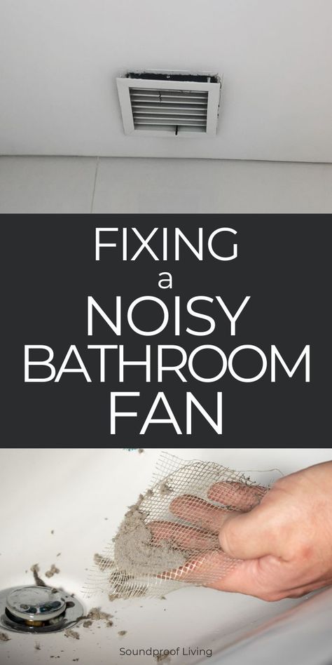 Learn how to fix that noisy bathroom fan with our easy tips and tricks.
#BathroomExhaustFan White Noise Machines, Soundproofing Material, Ceiling Fan Bathroom, Bathroom Exhaust, Most Popular Pins, Bathroom Exhaust Fan, Noise Machine, Bathroom Fan, Exhaust Fan