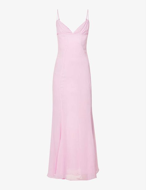 Light Pink Maxi Dress Formal, Formal Wedding Guest Dress Pink, Pale Pink Dress Formal, French Maxi Dress, Floor Length Formal Dress, Light Pink Wedding Guest Dress, Baby Pink Maxi Dress, House Of Cb Maxi Dress, House Of Cb Prom Dress