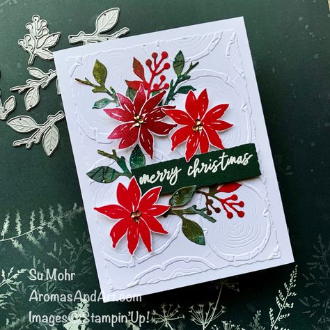 Nature Christmas Cards, Ringed With Nature, Diy Craft For Kids, Craft Ideas For Beginners, Global Design Project, Nature Card, Garden Christmas, Tree Rings, Stampin Up Christmas