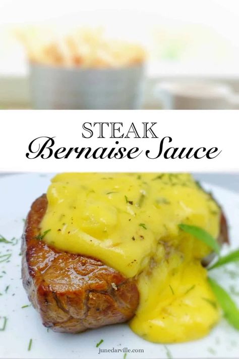 You will love this classic bernaise sauce recipe! It is a delicious tarragon and butter sauce for your next steak dinner. It's called sauce béarnaise in French. Bernaise Sauce Recipe, Bearnaise Sauce Recipe, Bernaise Sauce, Steak Sauce Recipes, Sauce Béarnaise, Meat Restaurant, Bearnaise Sauce, Medicinal Garden, Wine White